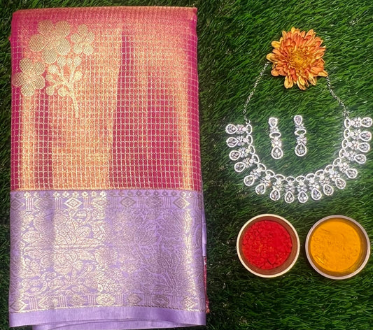 Kanchi Mix Silk Saree