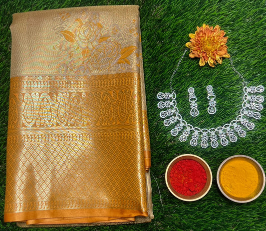 Kanchi Mix Silk Saree