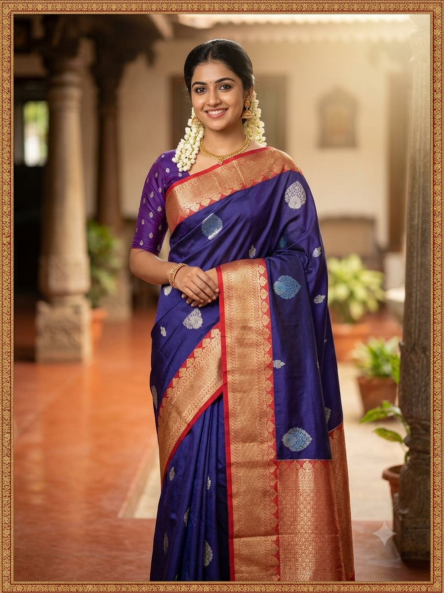 Kanchi Mix Silk Saree