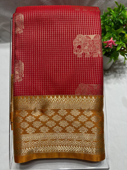 Kanchi Mix Silk Saree