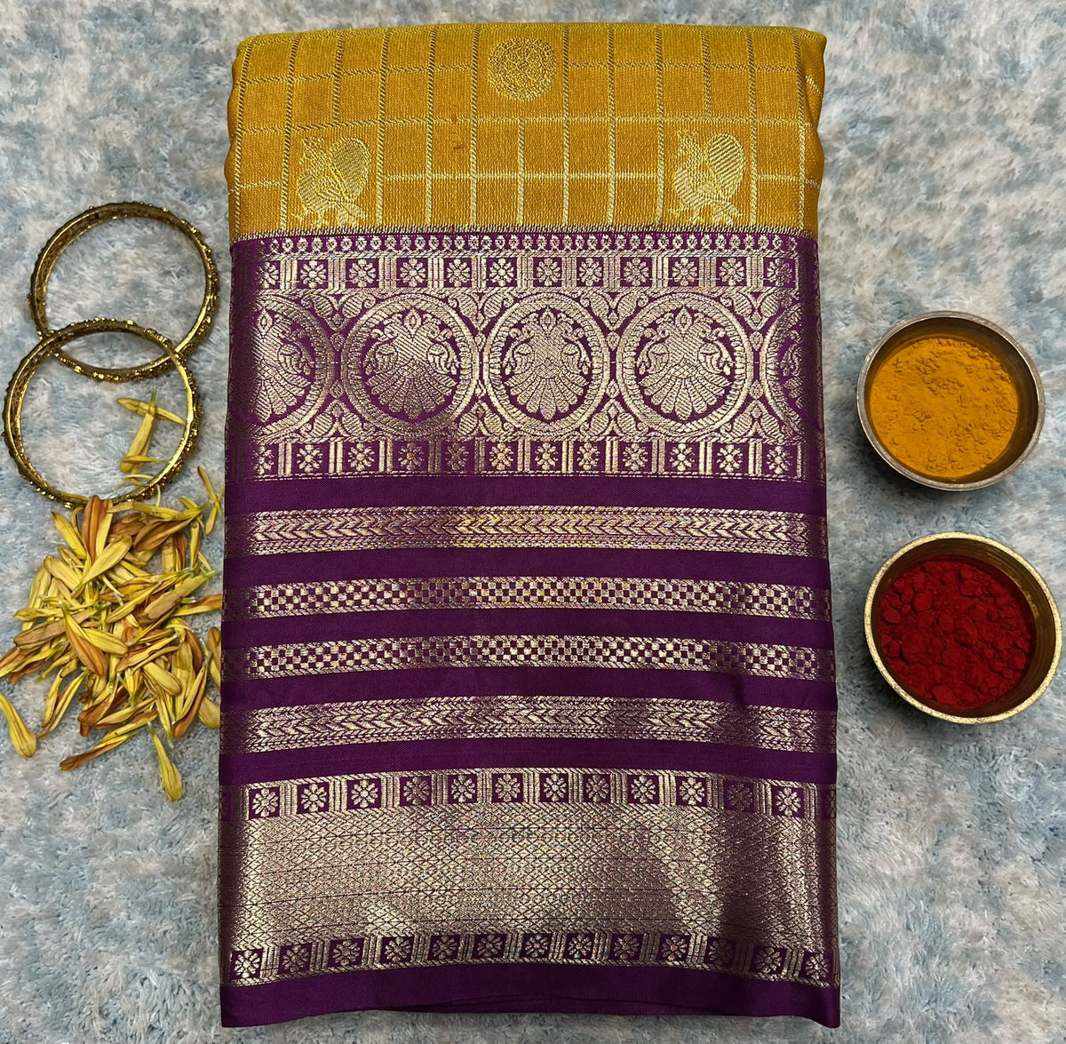 Kanchi Mix Silk Saree