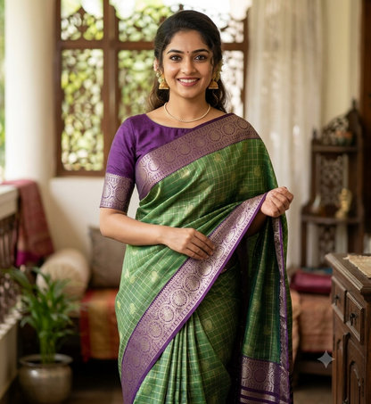 Kanchi Mix Silk Saree