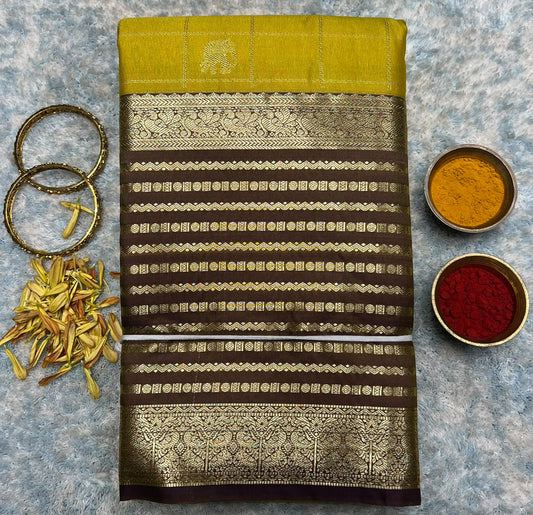 Kanchi Mix Silk Saree