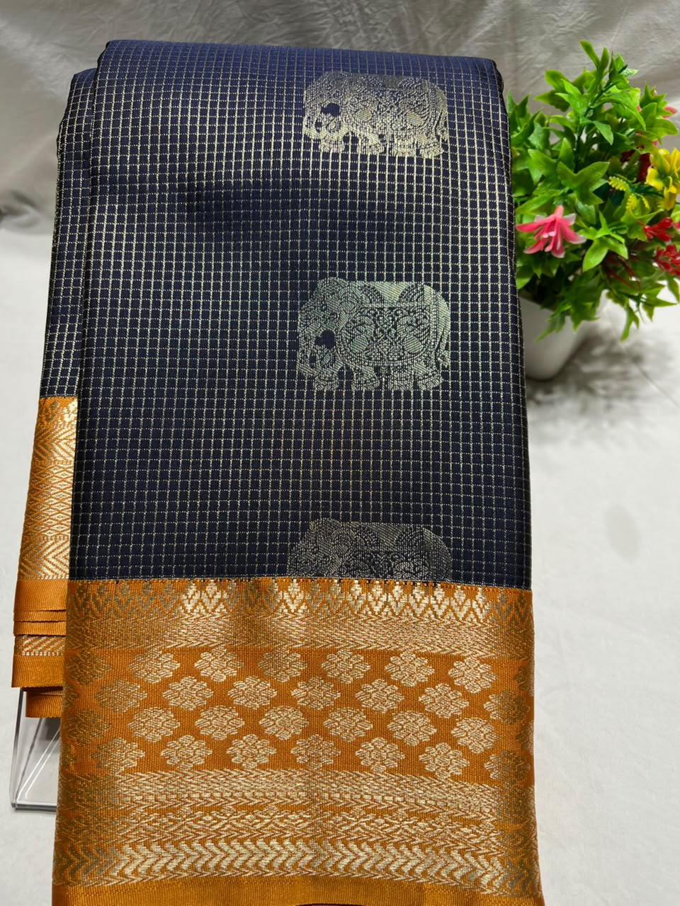 Kanchi Mix Silk Saree