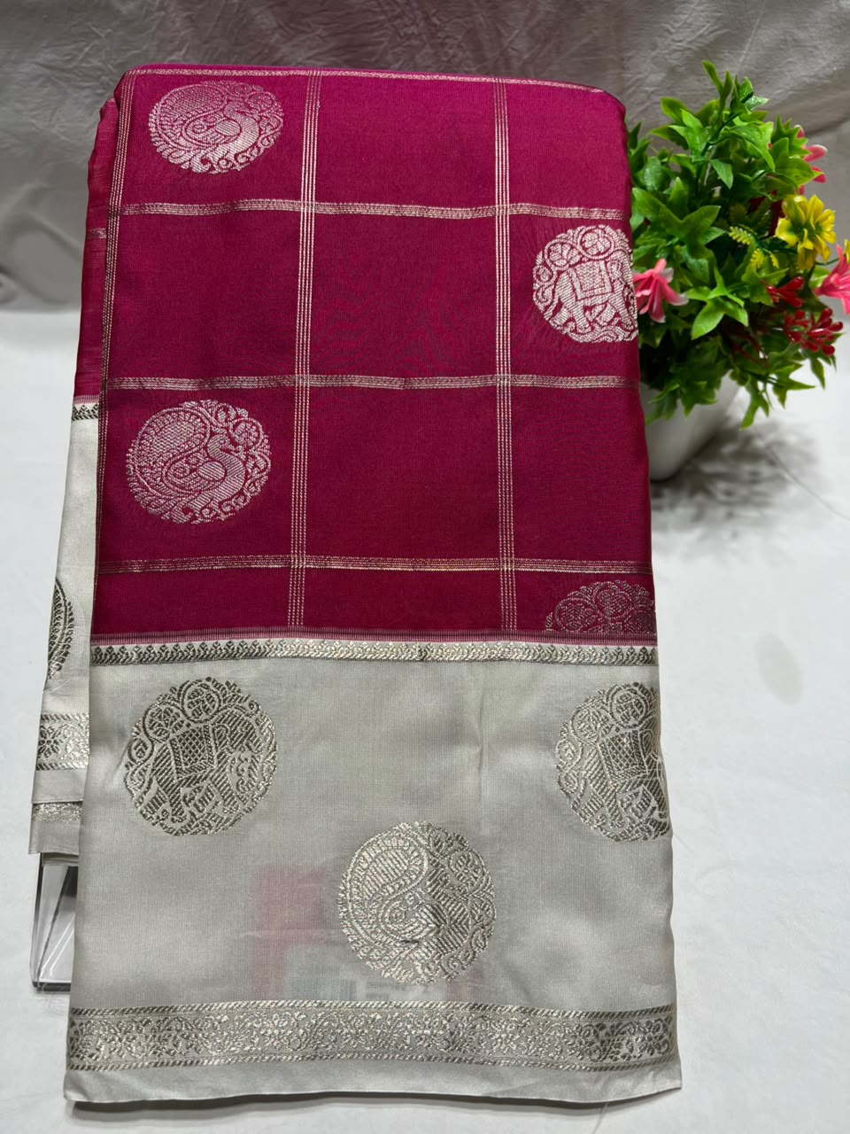 Kanchi Mix Silk Saree