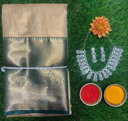 Kanchi Mix Silk Saree