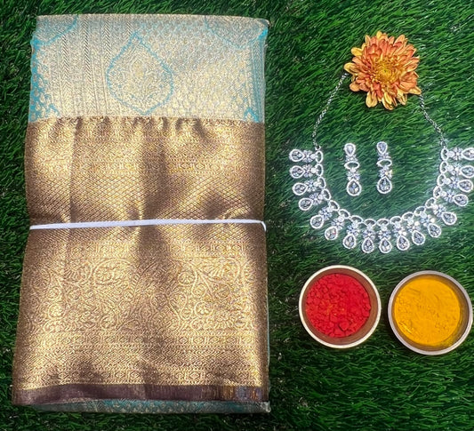 Kanchi Mix Silk Saree