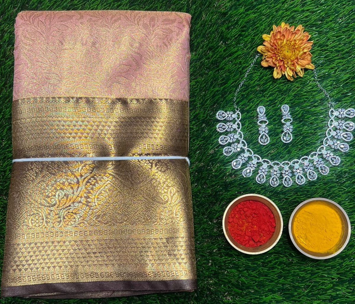 Kanchi Mix Silk Saree