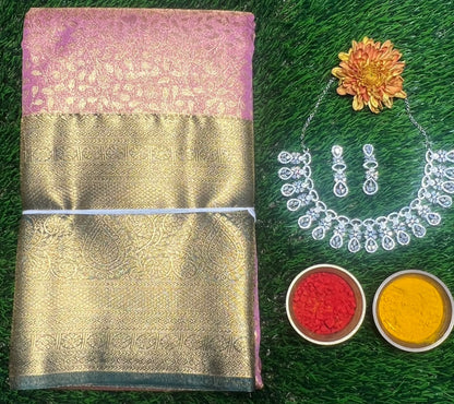 Kanchi Mix Silk Saree
