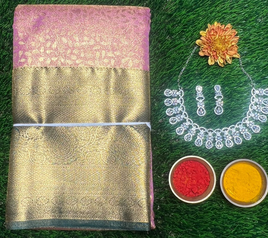 Kanchi Mix Silk Saree