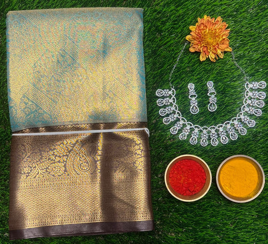 Kanchi Mix Silk Saree
