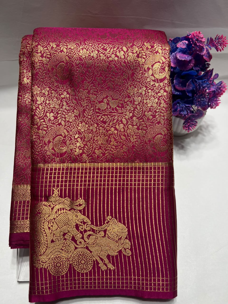 Kanchi Mix Silk Saree