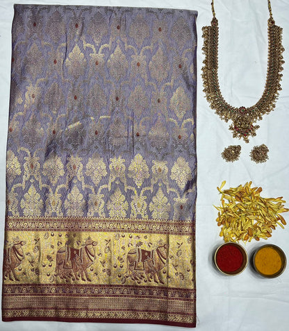 Kanchi Mix Silk Saree
