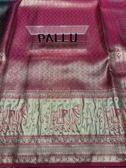 Kanchi Mix Silk Saree