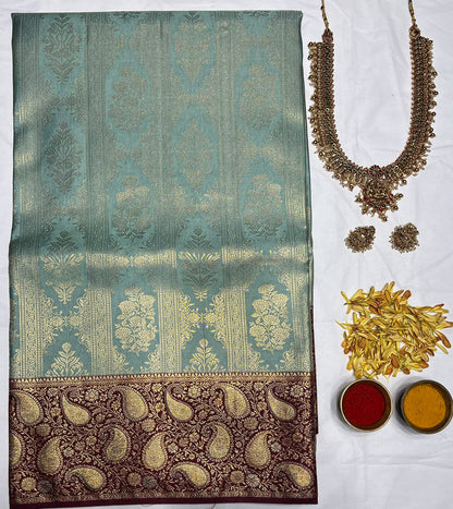 Kanchi Mix Silk Saree
