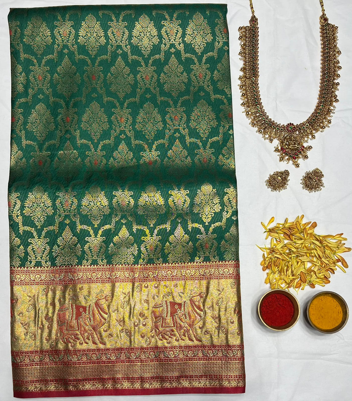 Kanchi Mix Silk Saree