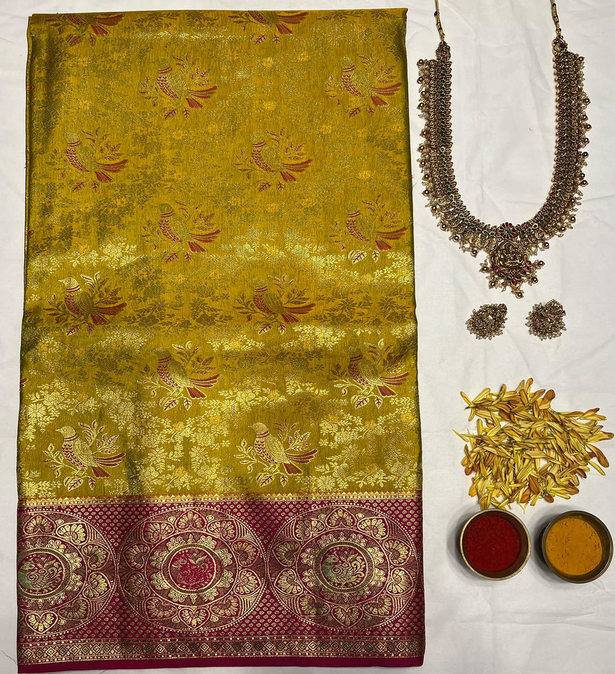 Kanchi Mix Silk Saree