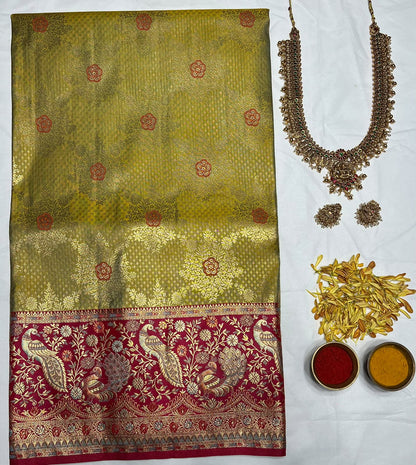 Kanchi Mix Silk Saree