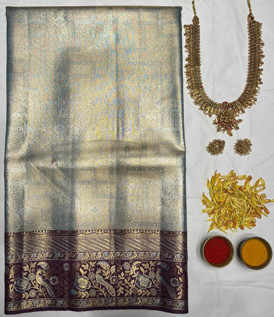 Kanchi Mix Silk Saree