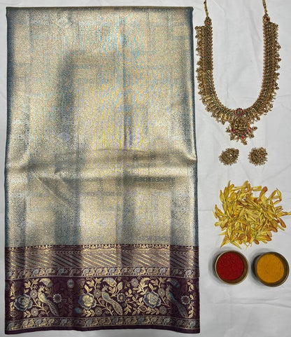 Kanchi Mix Silk Saree