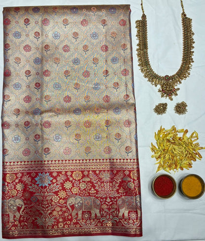 Kanchi Mix Silk Saree