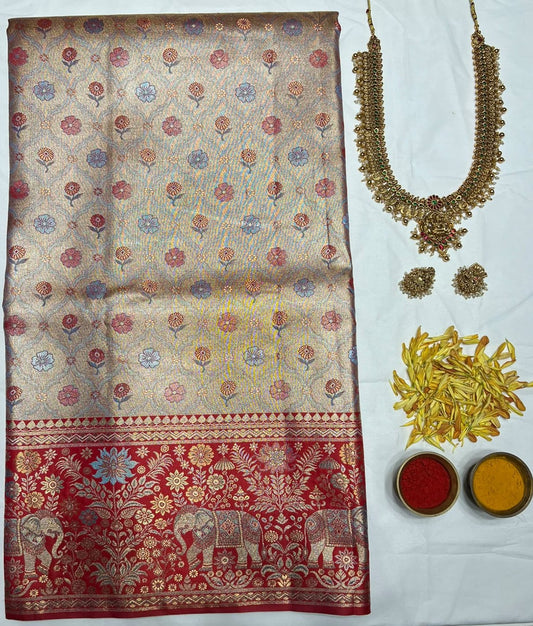 Kanchi Mix Silk Saree