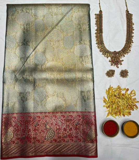Kanchi Mix Silk Saree