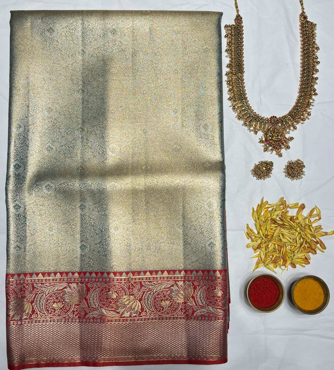 Kanchi Mix Silk Saree