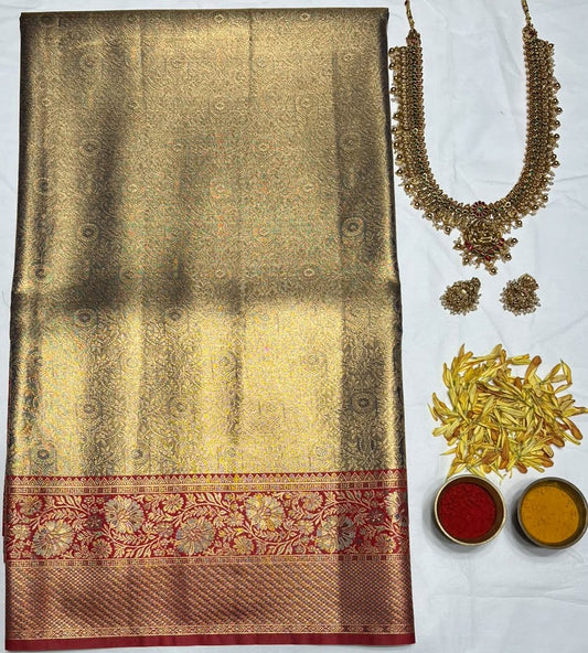 Kanchi Mix Silk Saree