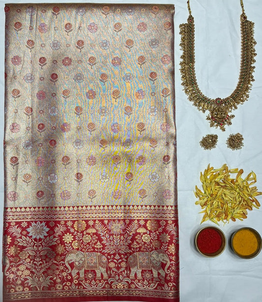 Kanchi Mix Silk Saree
