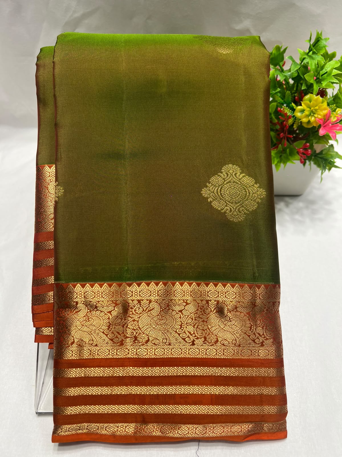 Kanchi Mix Silk Saree