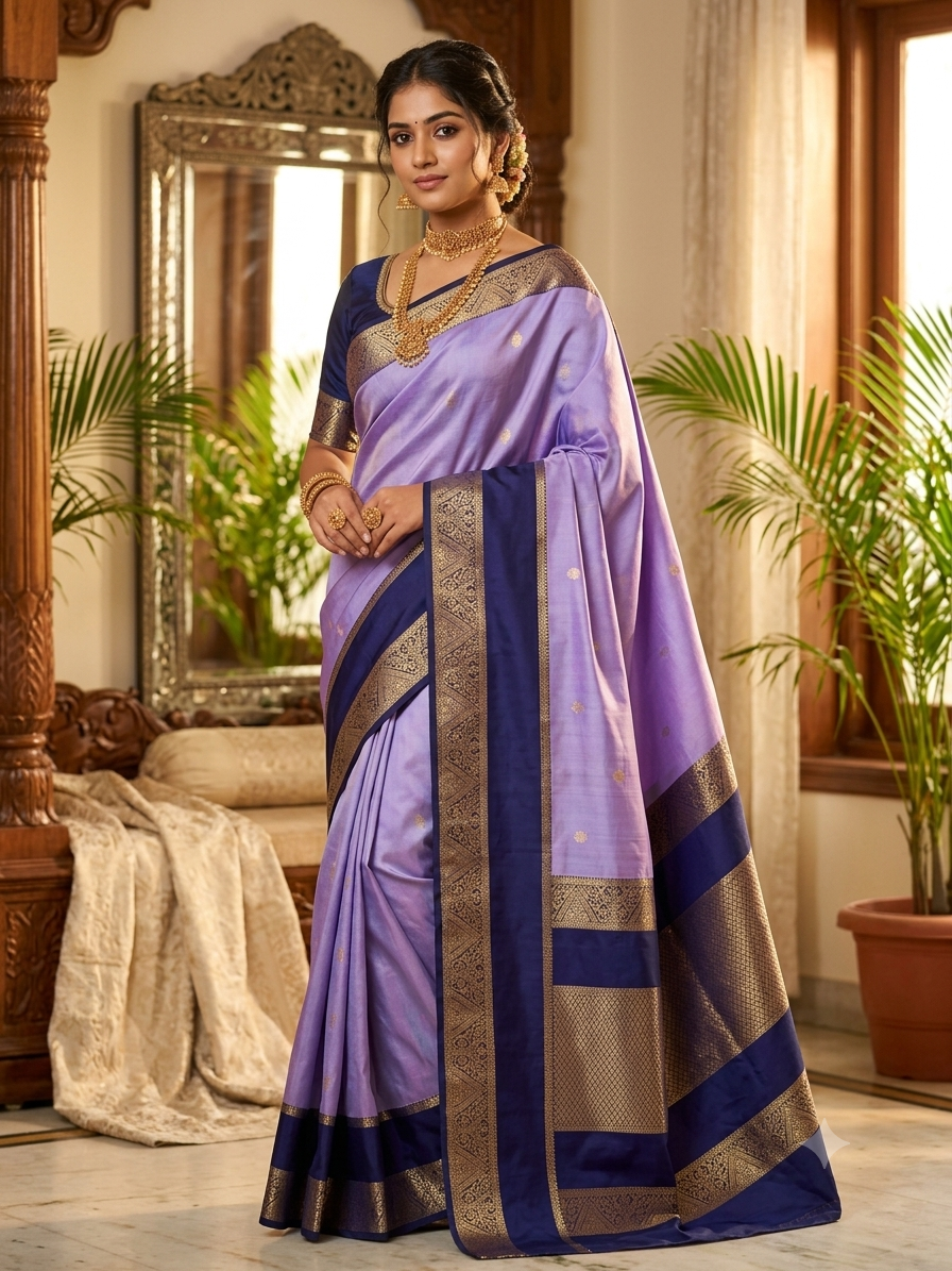 Kanchi Mix Silk Saree