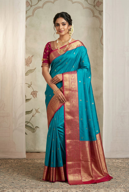 Kanchi Mix Silk Saree