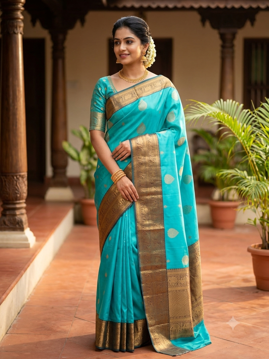 Kanchi Mix Silk Saree