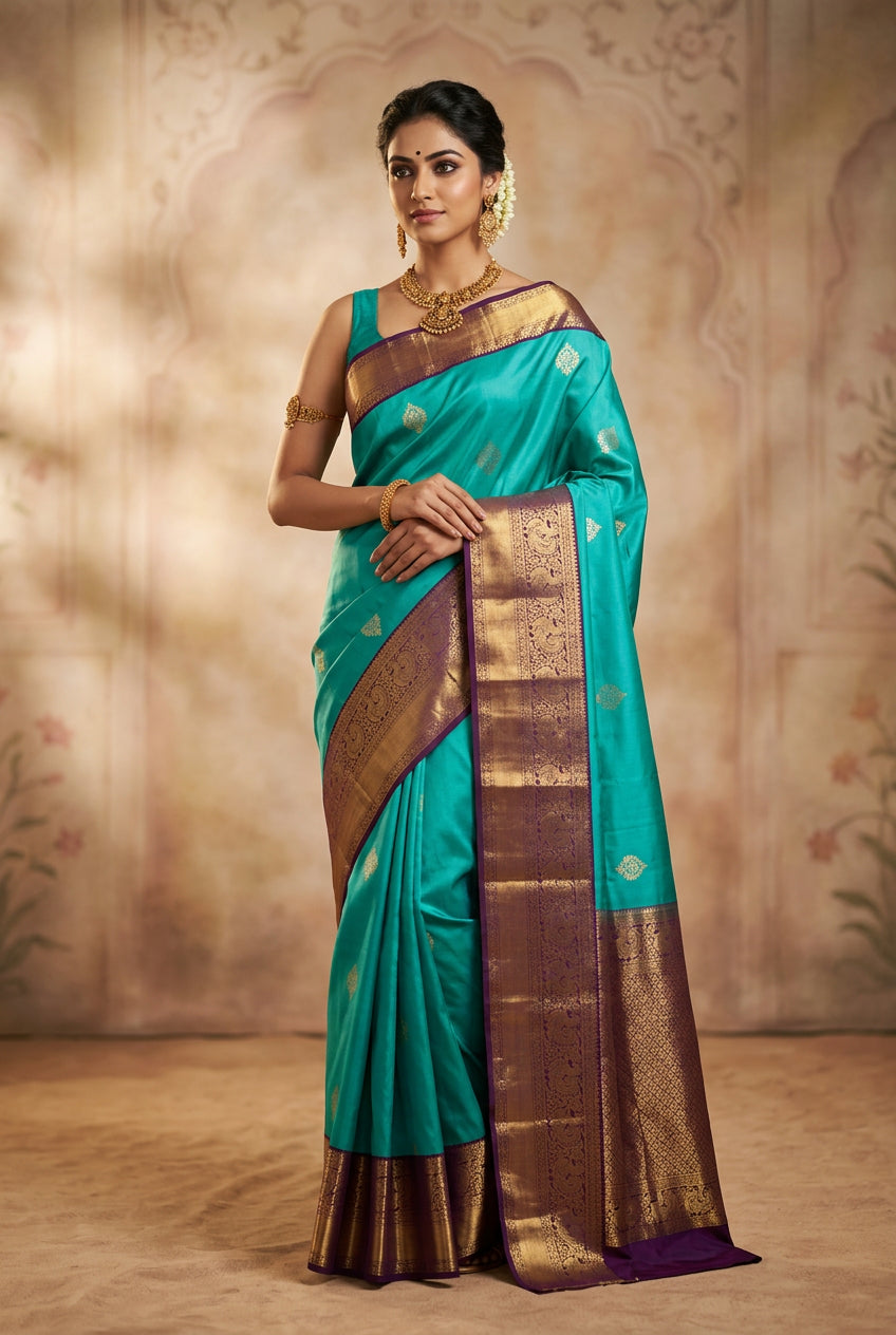 Kanchi Mix Silk Saree