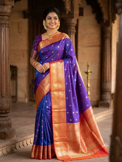 Kanchi Mix Silk Saree