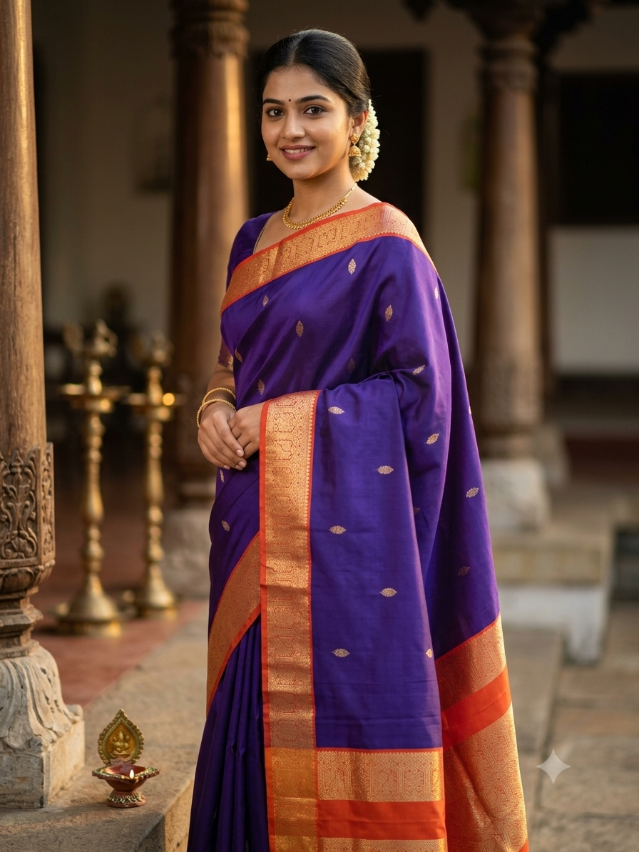 Kanchi Mix Silk Saree