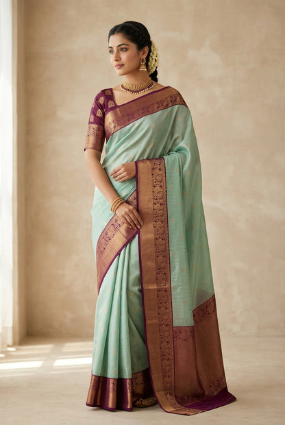 Kanchi Mix Silk Saree
