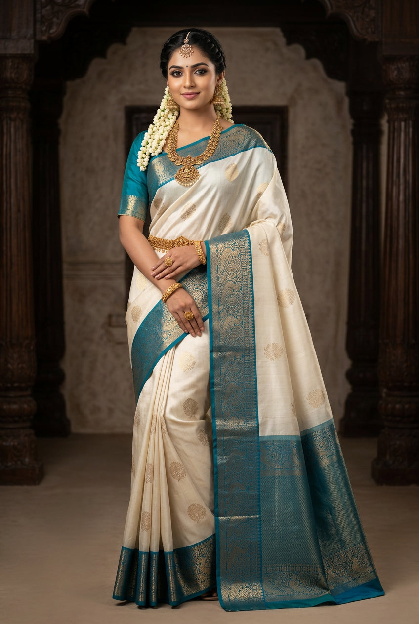 Kanchi Mix Silk Saree