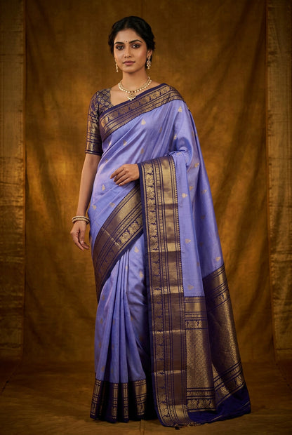 Kanchi Mix Silk Saree