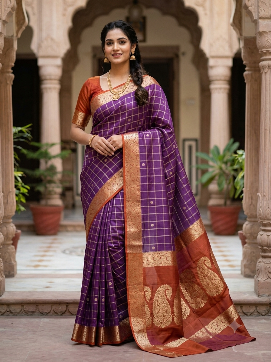 Kanchi Mix Silk Saree