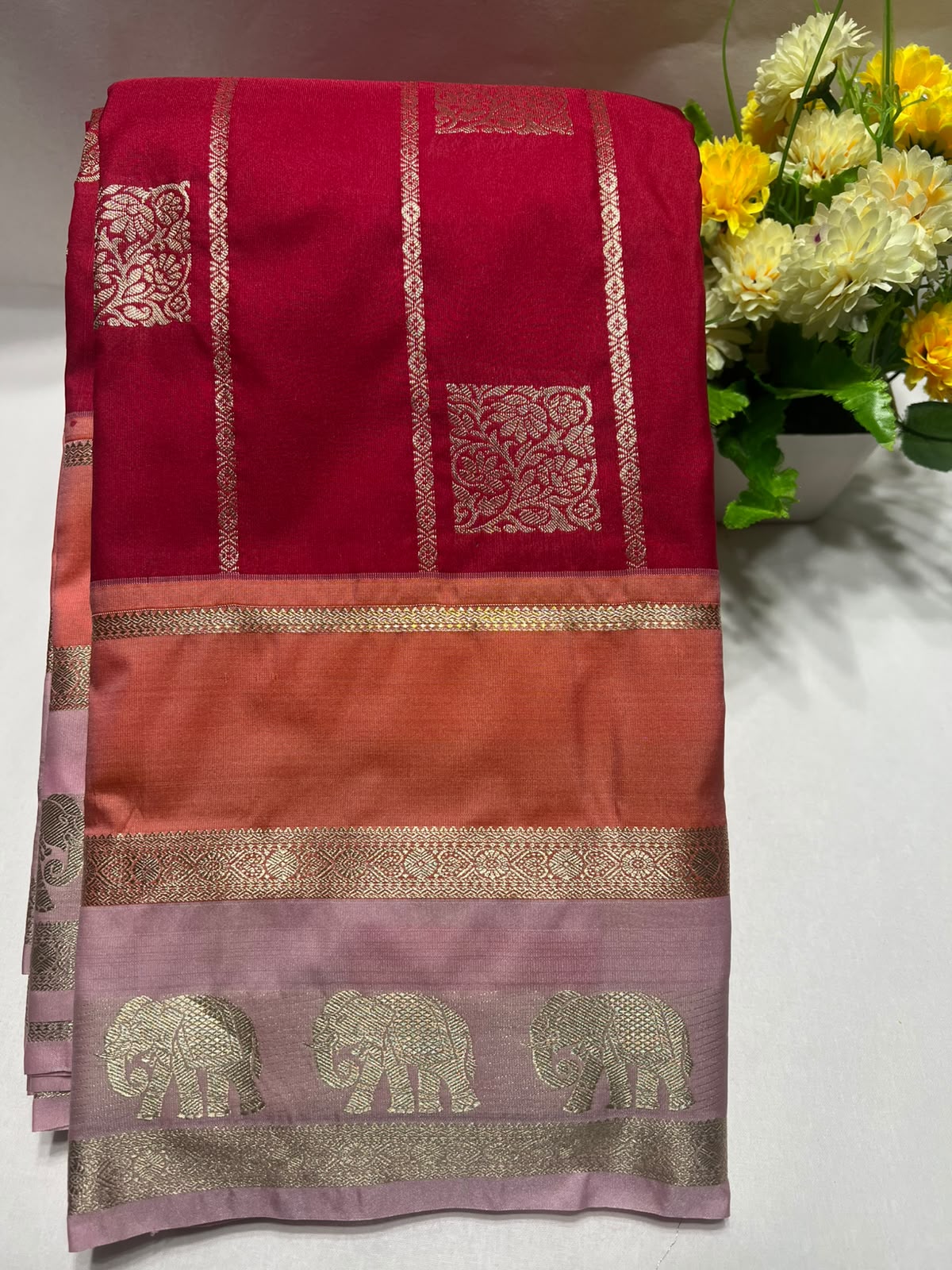 Kanchi Mix Silk Saree