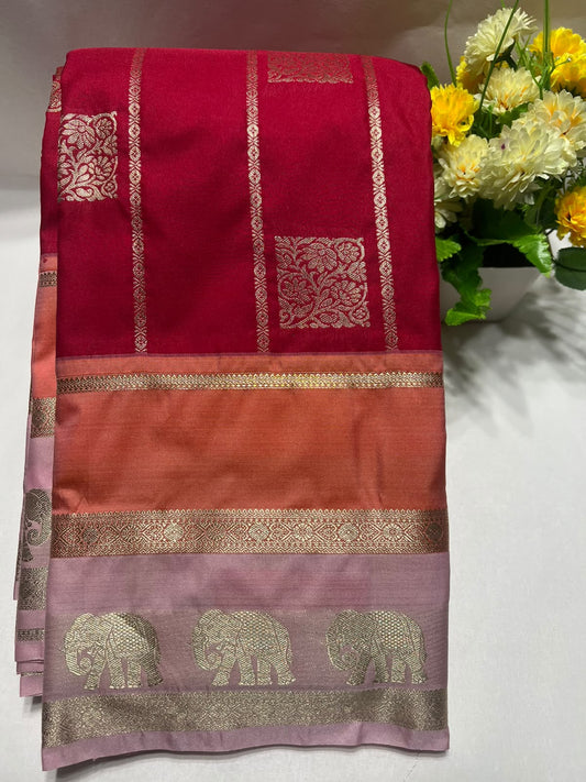 Kanchi Mix Silk Saree