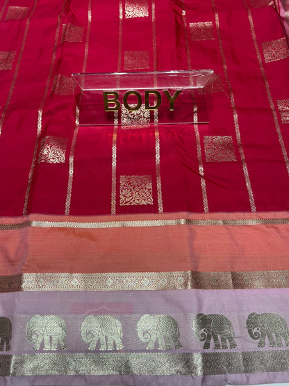 Kanchi Mix Silk Saree