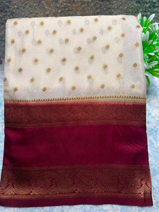 Georgette Crape Sarees