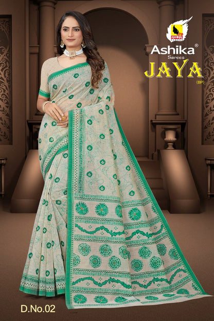 Pure Cotton Silk Saree.