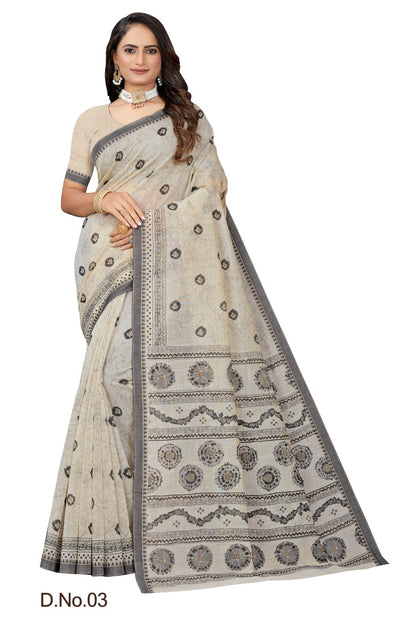Pure Cotton Silk Saree.