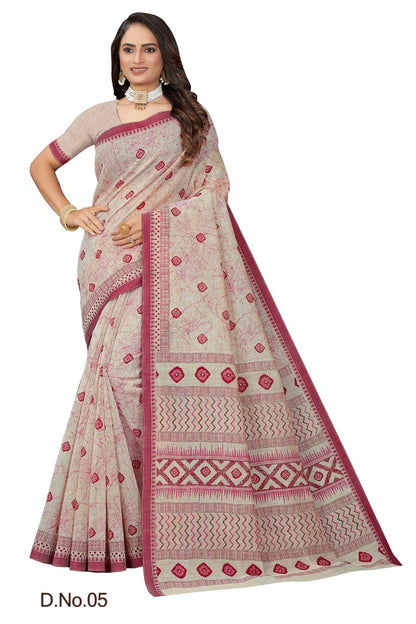 Pure Cotton Silk Saree.