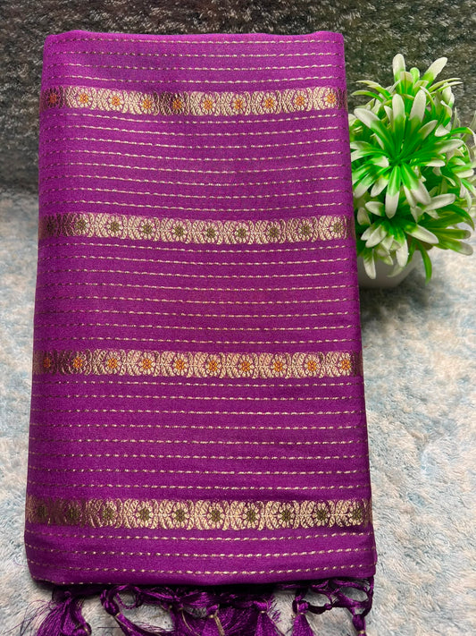 Georgette Crape Sarees