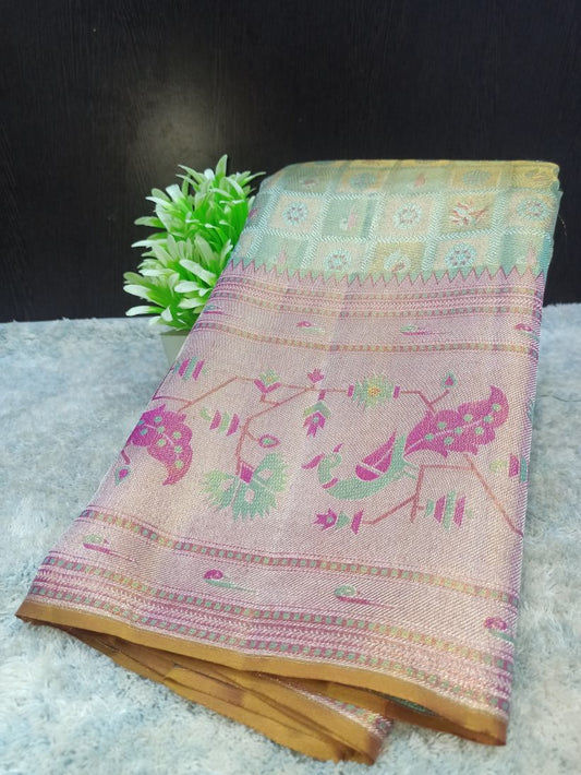 Pure Zari kanchipuram silk saree